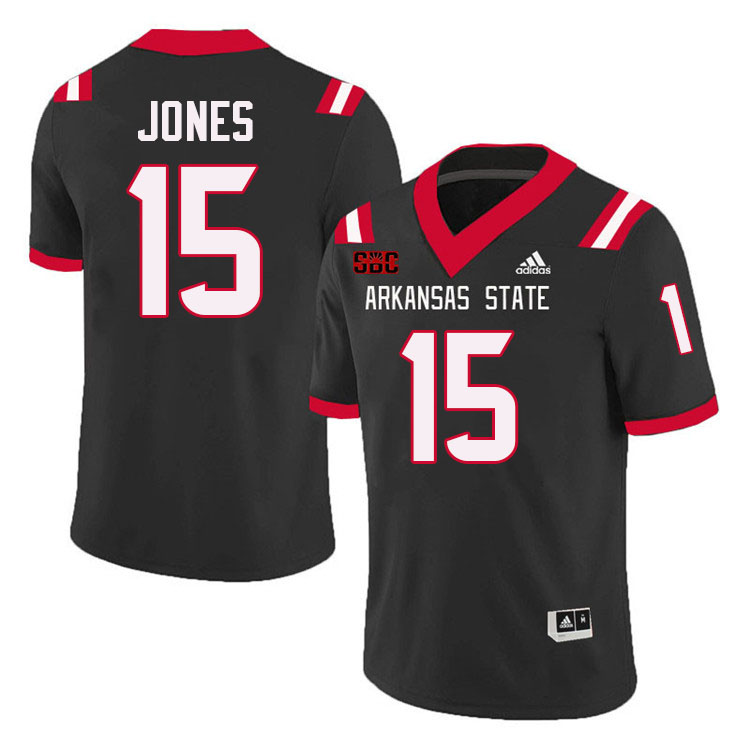 Aslan Jones Arkansas State Jersey,Arkansas State Red Wolves Football Uniforms,Jersey-Black